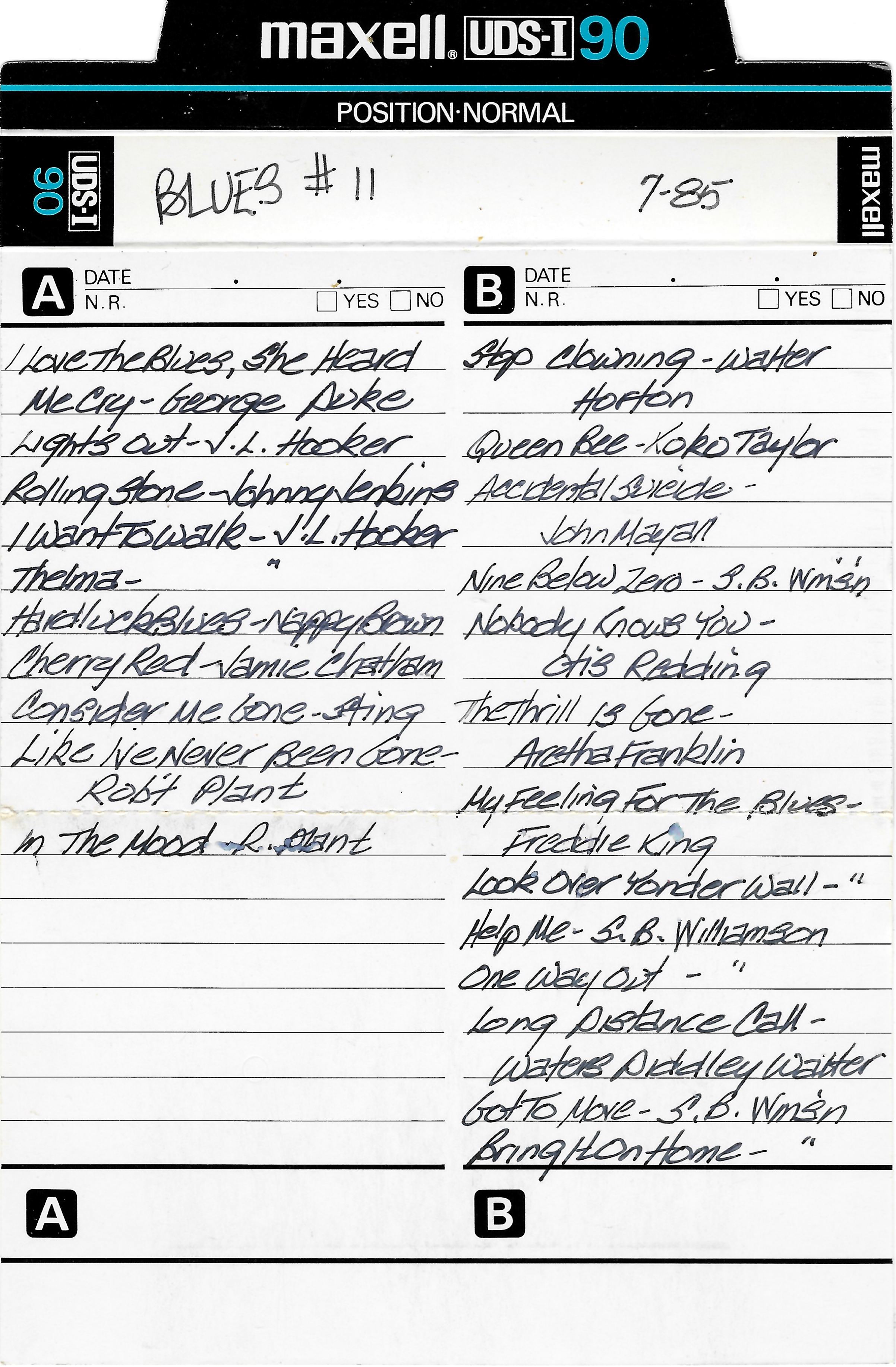 Blues #11 [7-85]